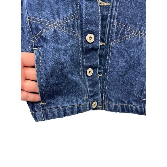 Carters Vintage Denim Blue Jacket Trucker Toddler Size 4 - Picture 8 of 10